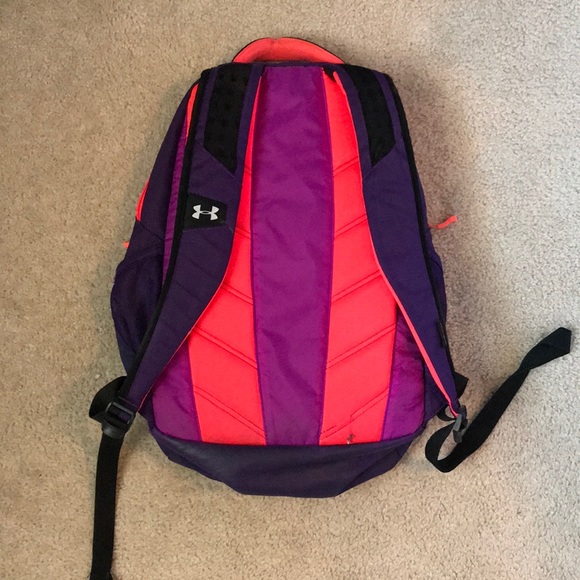 Under Armour Purple Neon Pink Backpack 